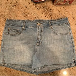 Blue Jean Shorts by Faded Glory.